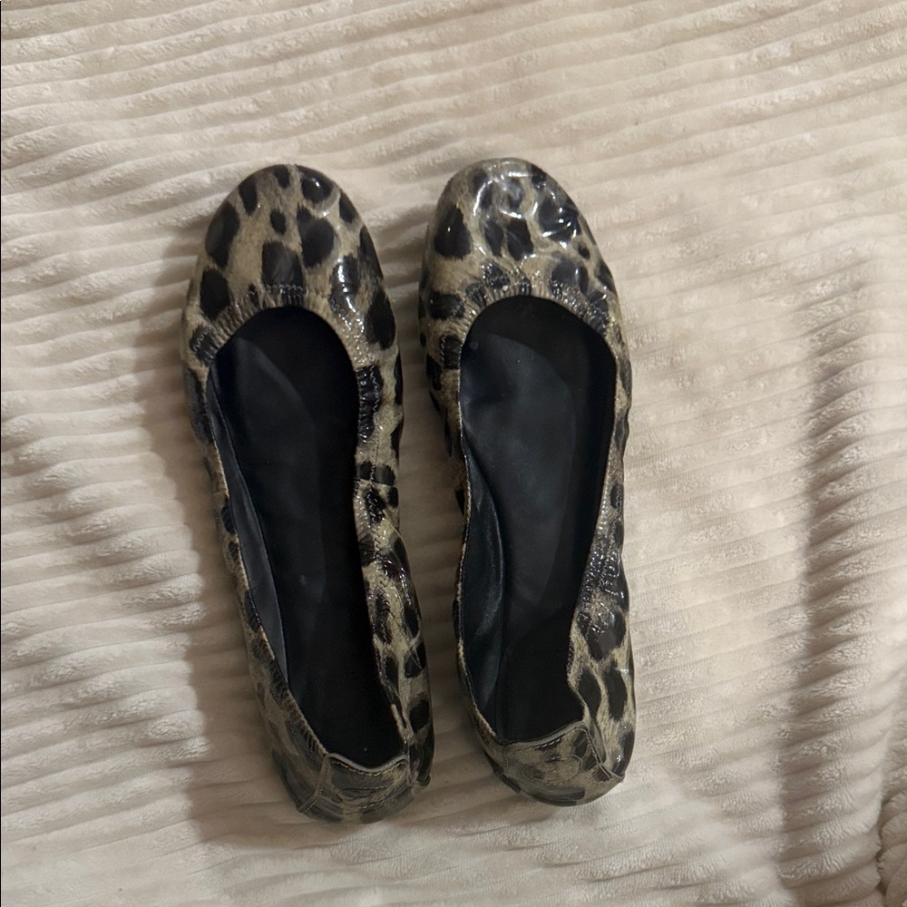 Tory Burch Leopard Print Ballet Flats
